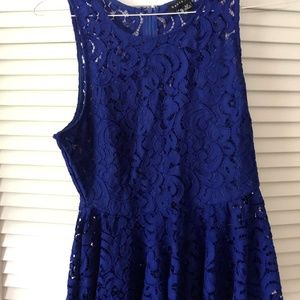 Haute Monde Purple Lace Top